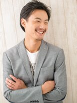 ダンディ館アダム 戸頭店&nbsp;大人ブルーグレージュ☆アップバングショートD