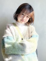 アイティーバイアルバム 松戸店(IT by ALBUM) くびれボブ_ホワイトグレージュネビージュこなれミディ_39025