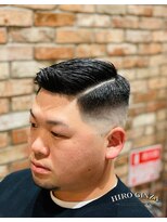 ヒロギンザバーバーショップ 丸の内店(HIRO GINZA BARBER SHOP)&nbsp;スキンフェード×サイドパート