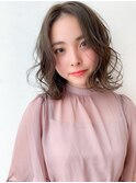 【MOCO hair natural琴似】透明感カラー×大人美人ウェーブ