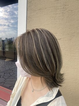 アンドバイモードケイズ (and by MODE K's) 【サロンスタイル】白髪ぼかしハイライト