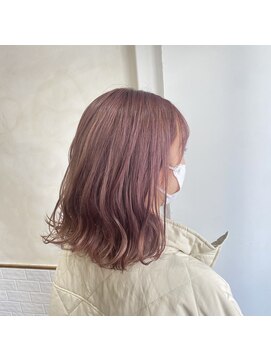 イオエ 岡本(ioe) イメチェン/フルバング/似合わせ/レッドブラウン/デジタルパーマ