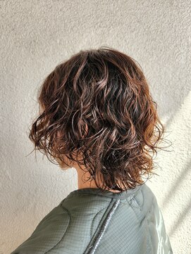 ヘアデザイン エソラ(hair design esora) ウルフ × パーマ