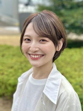クロト(Clotho) ショートカット髪質改善縮毛矯正白髪ぼかしレイヤーカラーボブ