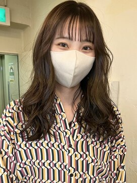 ヒート バイ アンカットラウンジ 渋谷(HEAT by UNCUT&LOUNGE) ブラウンカラー/シースルーバング/韓国ヘア/前髪あり［渋谷］