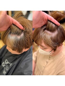 ピッカヘアーデザイン(PICKA hair-design) 白髪活かし