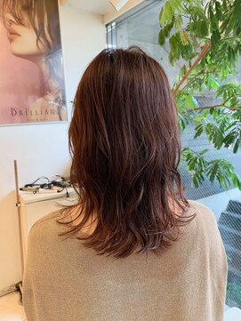 ヘアーアンドメイク ブリリアント(hair&make BRILLIANT) オレンジベージュ  20代ヘア 30代ヘア 40代ヘア