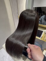 アンサー(answer)&nbsp;"髪質改善で叶える" 暗髪×ストレート『銀座/個室』