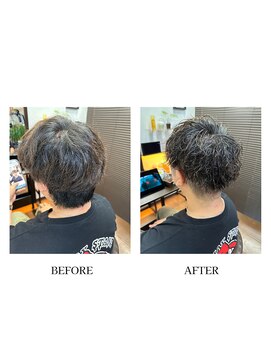 ヘアーメイク クーラ 行橋店(Hair make CURA) ツイスパショート【ツーブロック刈り上げ黒髪短髪】