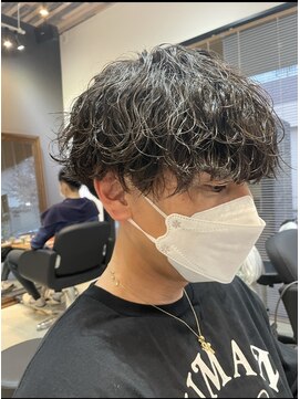 ラテ 伊勢崎(LATTE) ラウンド波巻マッシュ