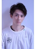 【アップバング×ツーブロック】