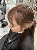 リリー(Lilley)&nbsp;松岡宏海韓国ヘア/韓国風ヘア/顔まわり/レイヤー/前髪/天神/当日