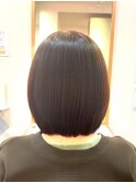 30代40代50代/シンプルボブ/ふわっと内巻きボブ