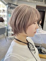 リミットバイアフィナー 大宮店(limit by Afinar) 大人ショート/マッシュショート/ハイトーン/ホワイトベージュ