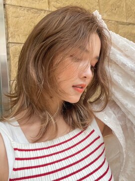 アース 大分セントポルタ店(HAIR&MAKE EARTH) レイヤーカットのエアリースタイル