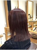 髪質改善!カシスピンクブラウン◎