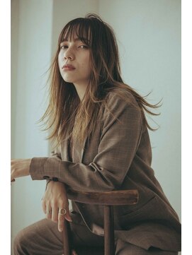 ニュイ 高槻 阪急茨木店(nui) イメチェンアンブレラカラー前髪ウェーブパーマこなれミディ