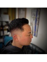 美容処 待庵 タイアン(taian)&nbsp;七三フェードスタイル