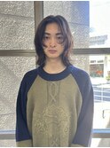 =メンズボブ/ダークアッシュ/ニュアンスパーマ/MAN’S HAIR