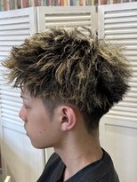 アース 長崎時津店(HAIR&MAKE EARTH)&nbsp;メッシュキャップ×ツイストスパイラルパーマ