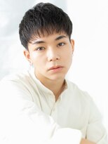メンズヘア ビーセカンド 草加店(MENS HAIR B-2) 20代30代ダークアッシュ爽やかフェザーマッシュd草加