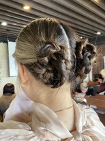 アンツ サザンリゾート 茅ヶ崎店(ANT'S Southern Resort)&nbsp;ホワイトグレージュ/デジタルパーマ/チェリーブラウン/