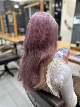 ラウル(Laulu) ミディアムヘア/デザインカラー/フェイスフレーミング/佐倉