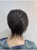 ショートウルフ,アシメスタイル,メッシュ,ブリーチ