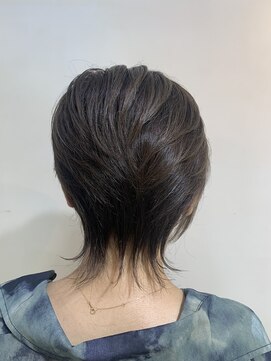 アズールサン 草加西口店(azule-sun) ショートウルフ,アシメスタイル,メッシュ,ブリーチ