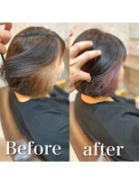 ファン 竹ノ塚店(F.U.N) 白髪ぼかし(インナーカラー)白髪キレイにマイナス10歳