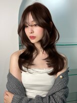 ボタン ハカタ(VOTAN hakata)&nbsp;【ろみおStyle】モカブラウン/レイヤーカット/ミディアム/福岡