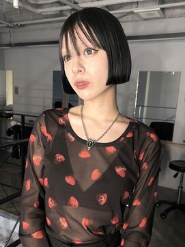 ヘアー アイス ルーチェ(HAIR ICI LUCE) ミニボブ/切りっぱなしボブ/太田