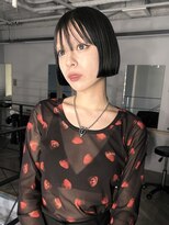 ヘアー アイス ルーチェ(HAIR ICI LUCE) ミニボブ/切りっぱなしボブ/太田