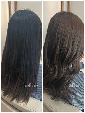 ジーナ センター北(Zina) ワンカラーで明髪に♪オリーブカラー