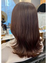 アコロン 武蔵小杉(acoron.) 小顔前髪×ココアブラウン×大人かわいい×フリンジウェーブ