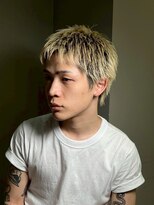 リッチブランドアンドコー 守口店(Rich Brand&Co)&nbsp;スパイキーショート　フェード　スペインカール　ルーズパーマ