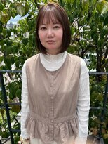 ツイギー 宮西店(TWiGGY) ナチュラルな顎下ボブ