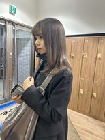 ソワンドゥブレスシエン 堀江店(soin de brace CIEN) グレージュ×ハッシュカット