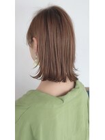 アズーア ヘアーアンドスパ(azure hair&spa)&nbsp;大人ミディアムボブ×柔らかブラウン