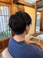 テントヘアー(tent hair) ナチュラルな束感が魅力のメンズショート
