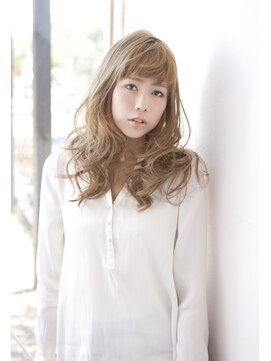 シャンプー 本庄店(SHAMPOO) ふんわり風に揺らぐ春色ウェーブ