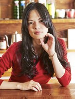 美容室チック 大島店(chic)&nbsp;モデル風☆こなれクールのウェーブロング【大島】