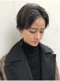 【真通】ハンサムショート×グレージュで大人かっこよく。