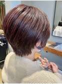 ショコラピンク☆ショートボブ