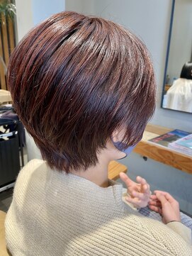 アヴァカブヘアライフ(avacab HAIR LIFE) ショコラピンク☆ショートボブ