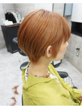ヘアテリア リュウ 大塚(hair teria ryu) オレンジベージュショートヘア