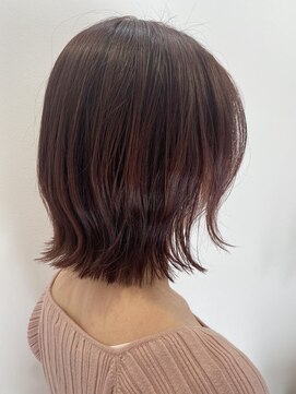 アンフレール ピンクブラウンカラー