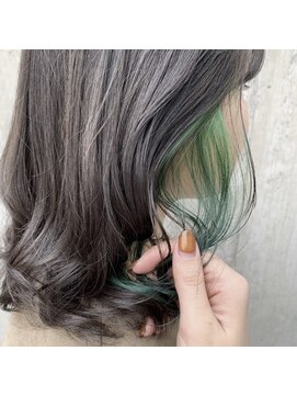 エストアール フクオカ 福岡博多店(est-r. Fukuoka) インナーカラー/グリーン/博多