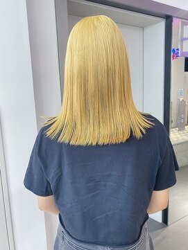 ゲーム 原宿店(GAME) ブリーチ/イエローカラー/トリートメント