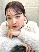 リア(li‘a)&nbsp;【li’a】chocolate brown ×シースルーバング○